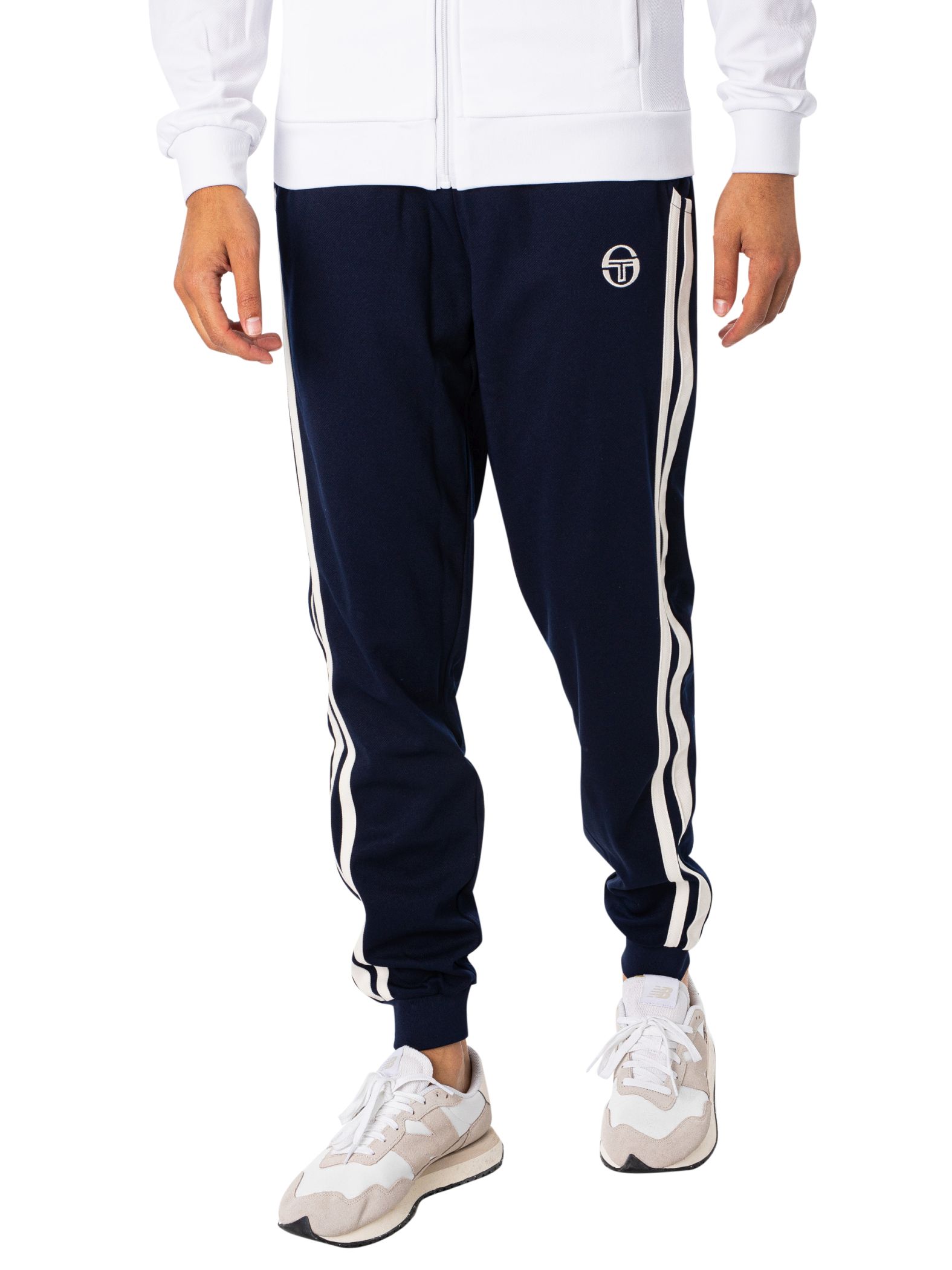 Sergio Tacchini New Damarindo Track Joggers, Maritime Blue/Gardenia - L