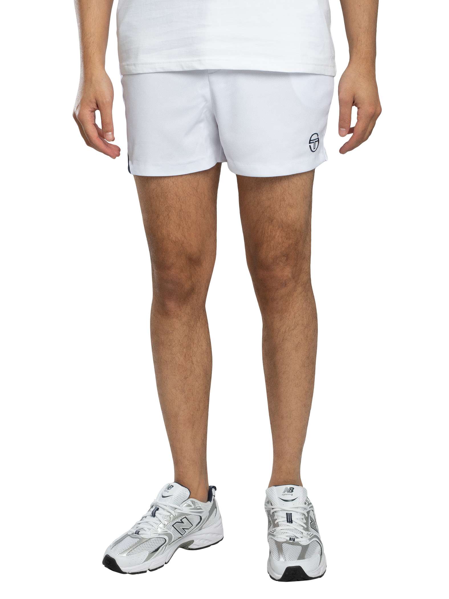 Sergio Tacchini Time Tennis Shorts, White/Maritime Blue - S